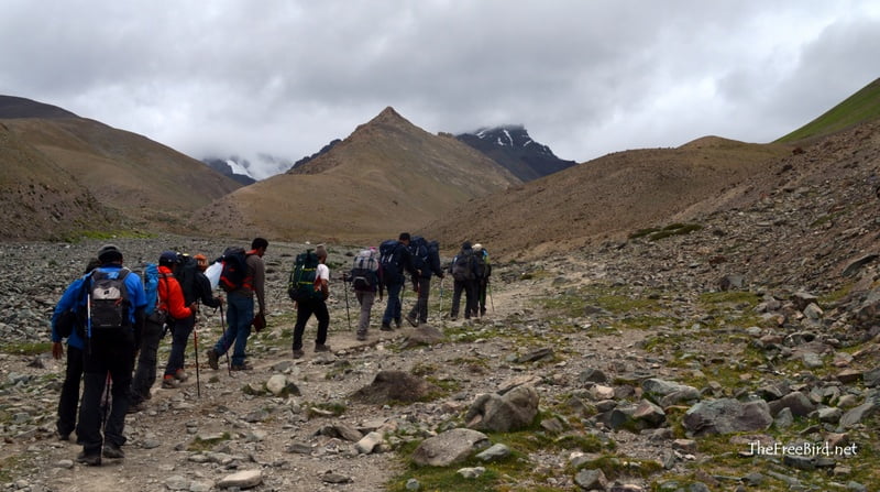 Stok Kangri Off to Base camp