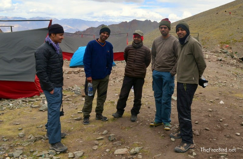 Stok Kangri trek base camp