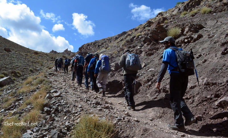 stok kangri trek: towards Mankorma