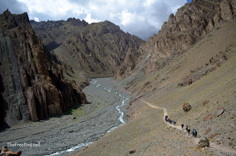 Stok Kangri: towards Mankorma