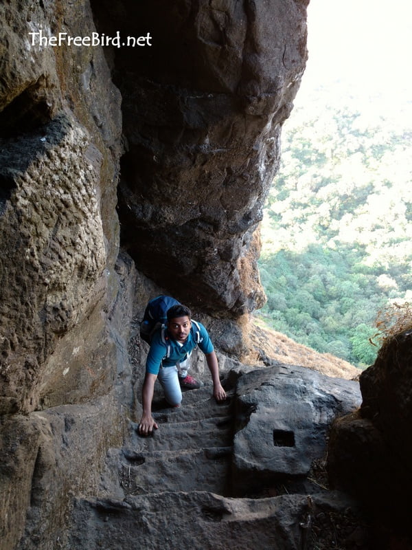 Stairs @ Harihar fort trek