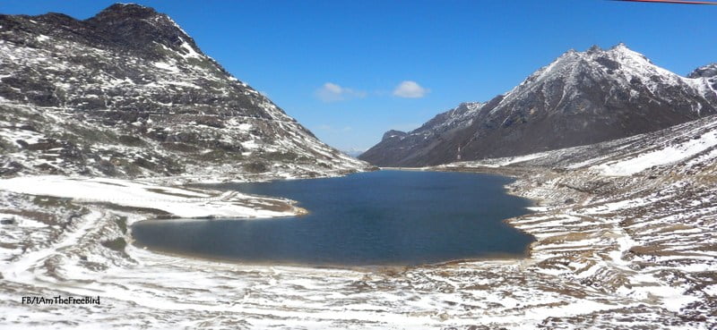 Tarn at sela lake pass nimas bmc 