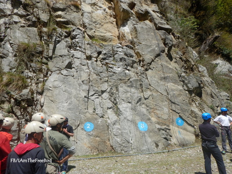 Rock Climbing at New Melling NIMAS BMC 