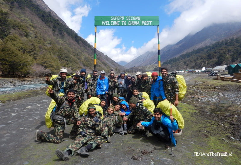 Chuna post NIMAS BMC AMC near India China Border