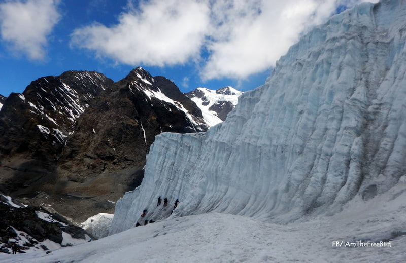 NIMAS BAsic Mountaineering course BMC AMC Meerathang Glacier