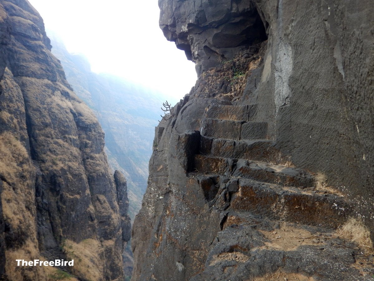 Bhairavgad Moroshi stairs