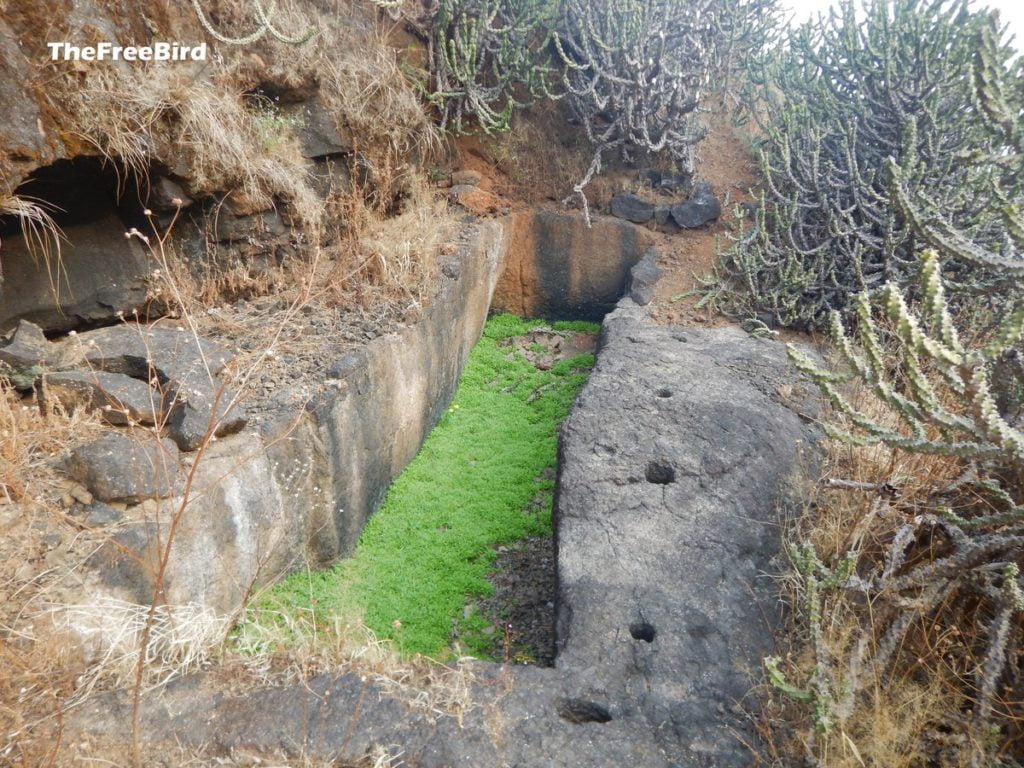 Bhairavgad trek water tanks