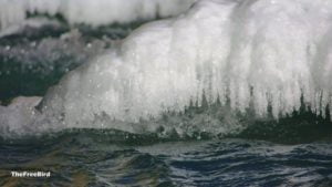 Chadar trek ice formation