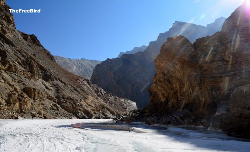 chadar trek morning pics