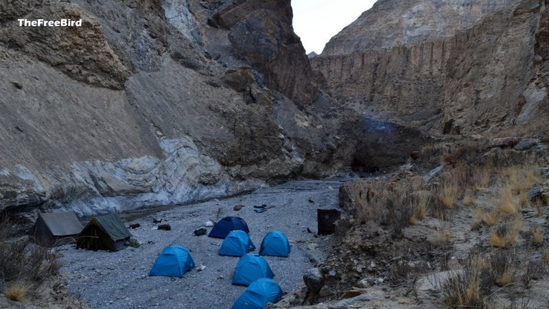 chadar trek second camp gyalpo tsomo paldar