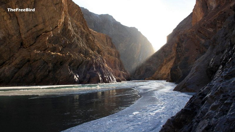 chadar trek mornings