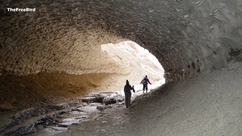 chadar trek blog lingshed ice tunnel