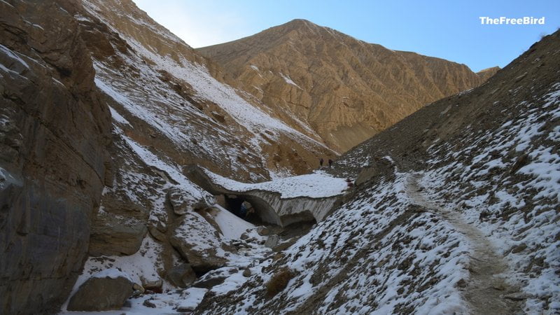 chadar trek nerak to lingshed ice tunnels