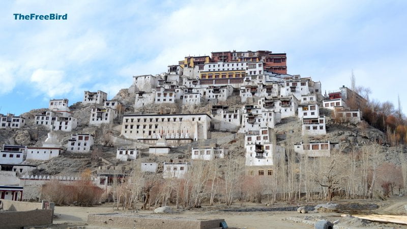 Thikse Monastery resembling the potala palace in Lhasa Tibet monasteries in ladakh