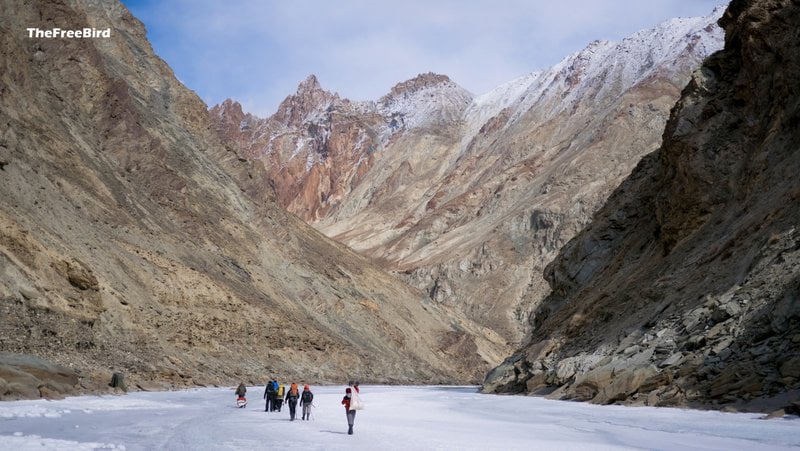 chadar trek return journey