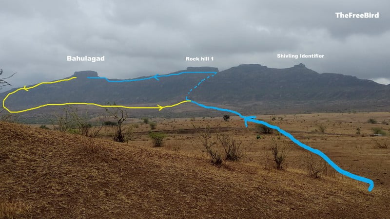 Bahulagad Trek Route