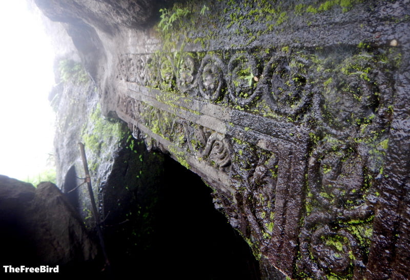 Carvings at caves