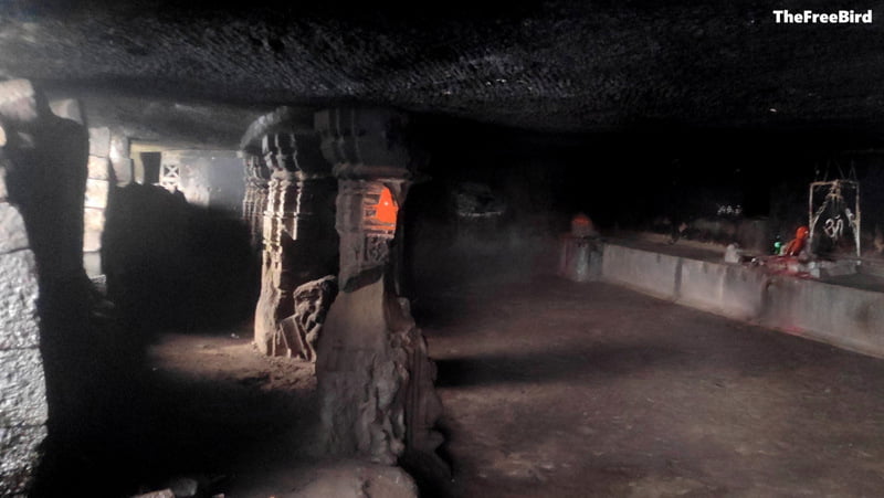 Peth Kothaligad trek blog Caves