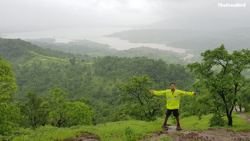 Beautiful Morbe dam in the backdrop