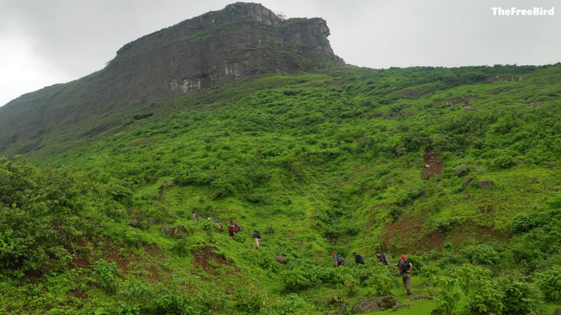 The route from plateau 1 to plateau 2 of Mordhan