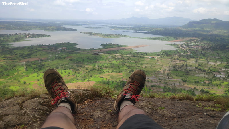 Tired and enjoying the view