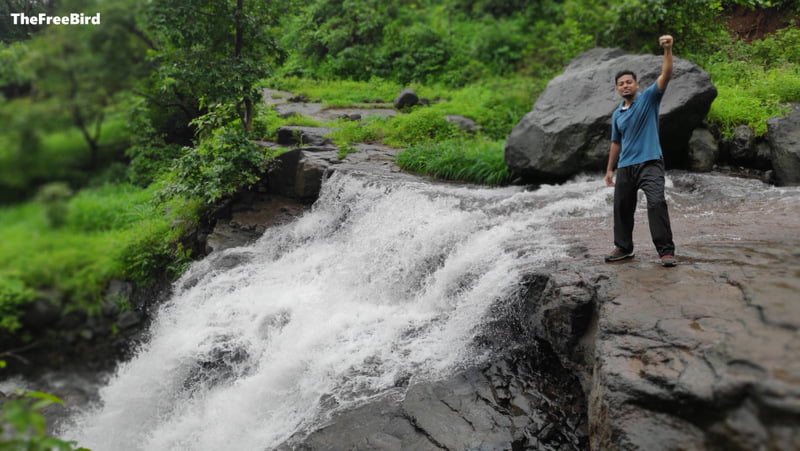 Chilling at waterfall