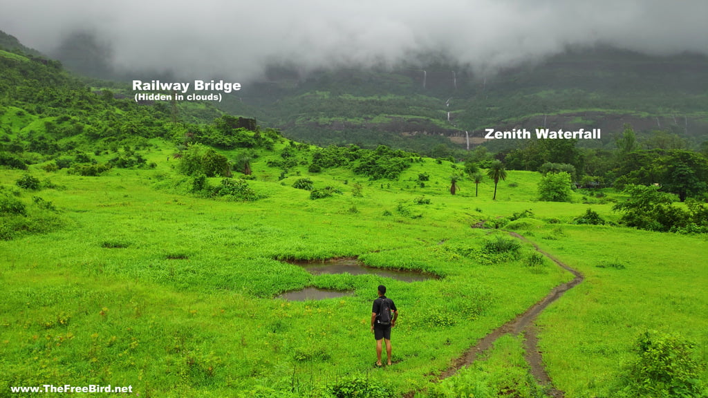 KP falls - Khopoli Railway bridge waterfall via khopoli