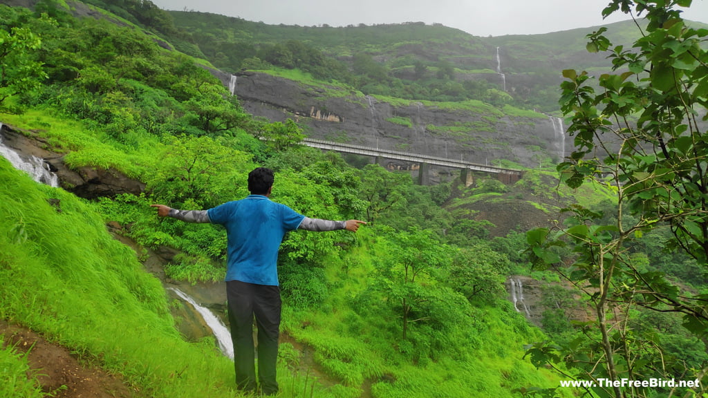 KP falls - Khopoli Railway bridge waterfall