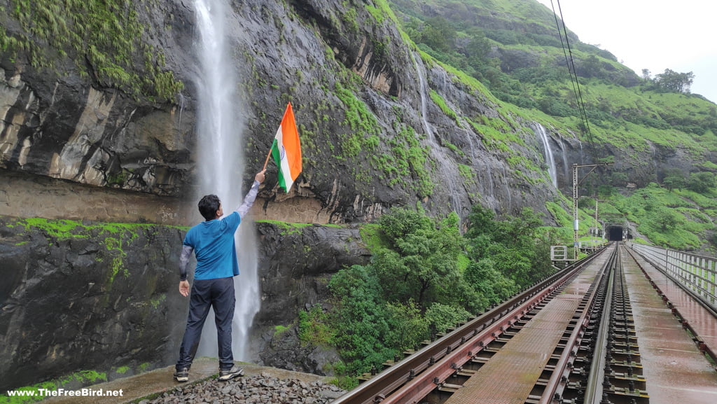 KP falls - Khopoli Railway bridge waterfall