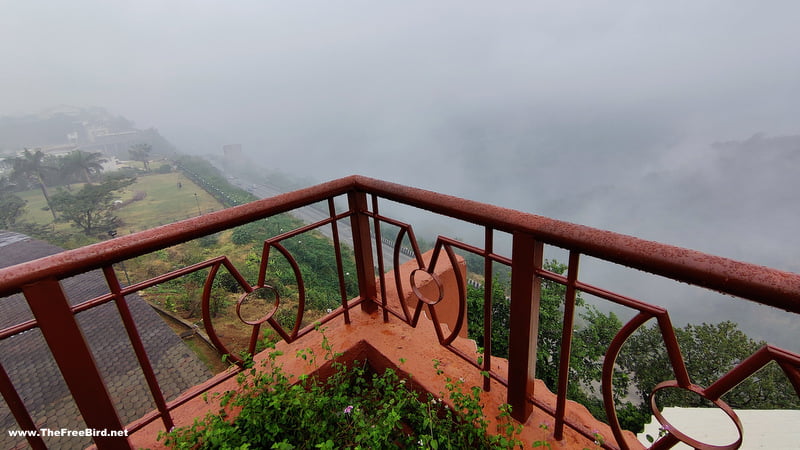 View from Dukes Retreat in monsoon