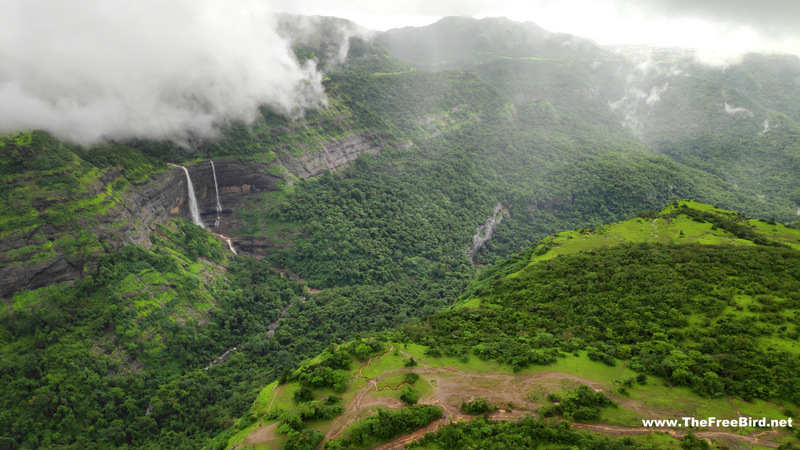 Kataldhar waterfall from Rajmachi fort trek