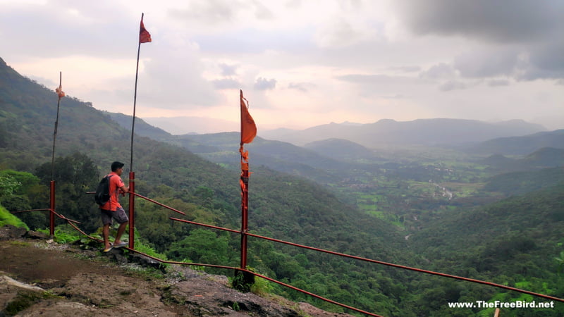 The view from Nath Baba caves. these are also known as Gambhirnath , Gorakshanath , Nagnath Caves
