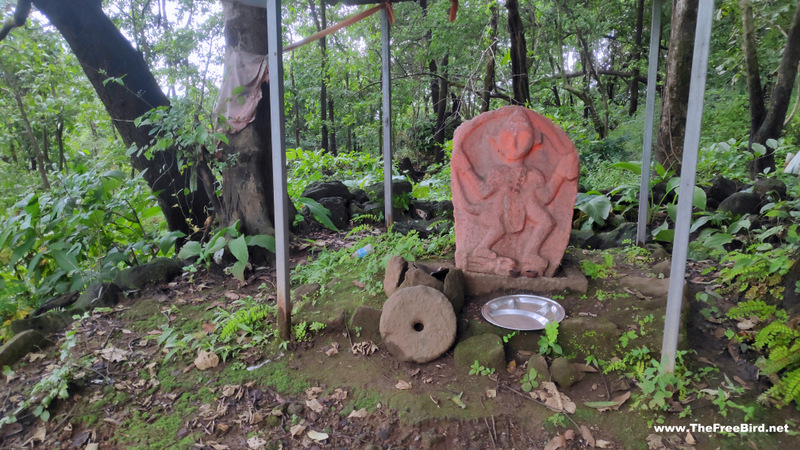 hanuman temple at manikgad trek