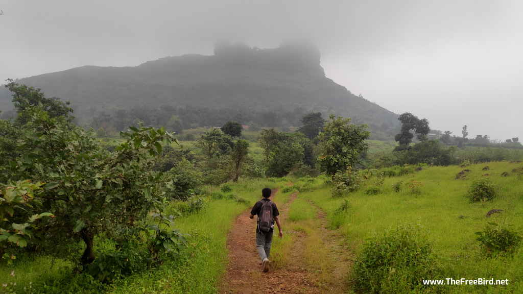 Irshalgad hidden in clouds