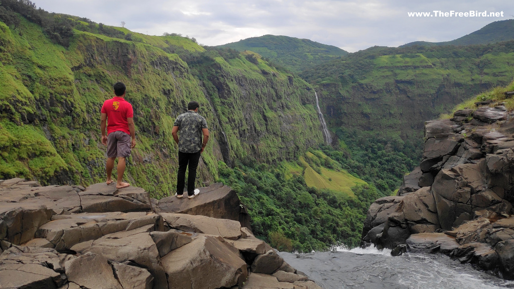 Kumbhe waterfall view from top