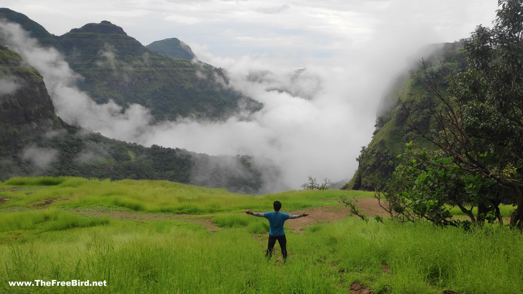 Kumbhe waterfall View point route