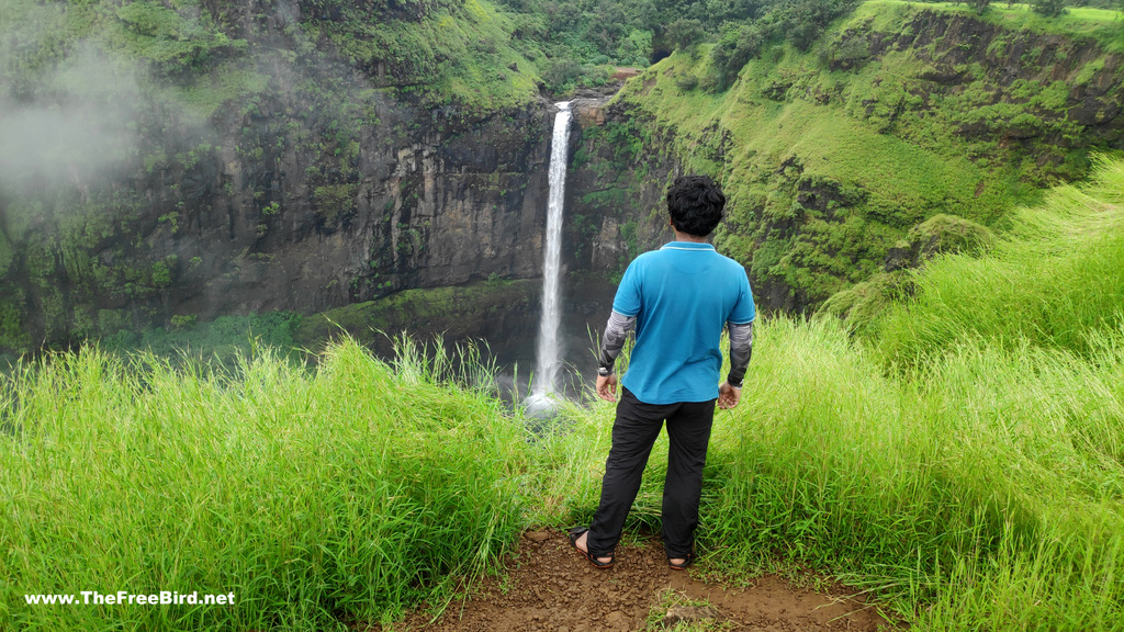 Kumbhe waterfall visible from View point route