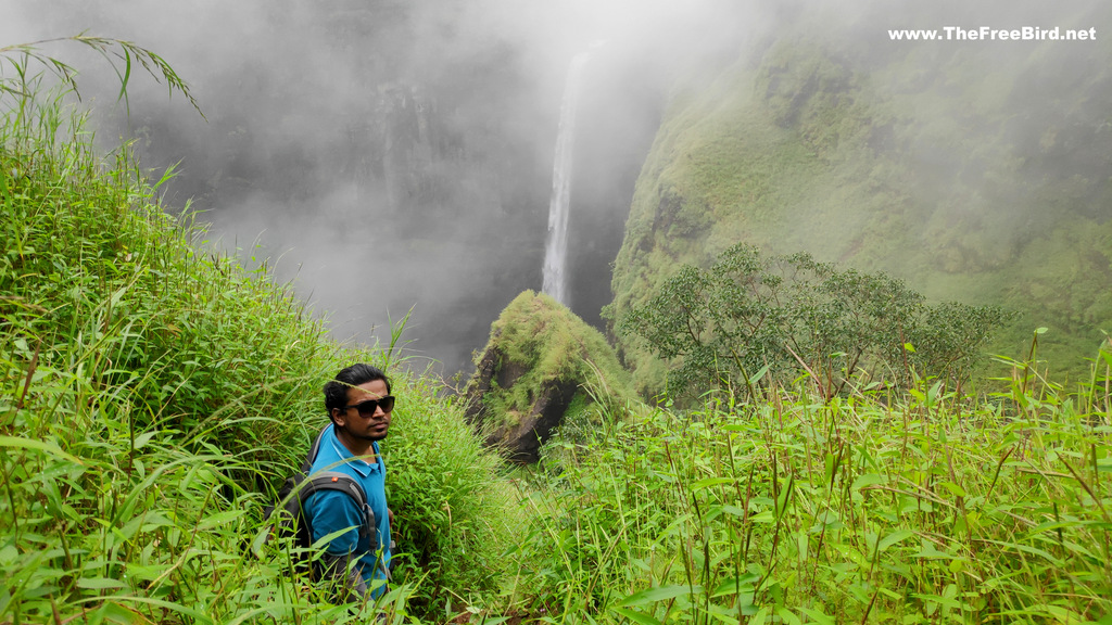 Secret Risky route to go below the Kumbhe waterfall