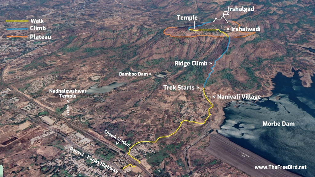 Irshalgad trek blog - How to reach Irshalgad - trek route for Irshalgad
