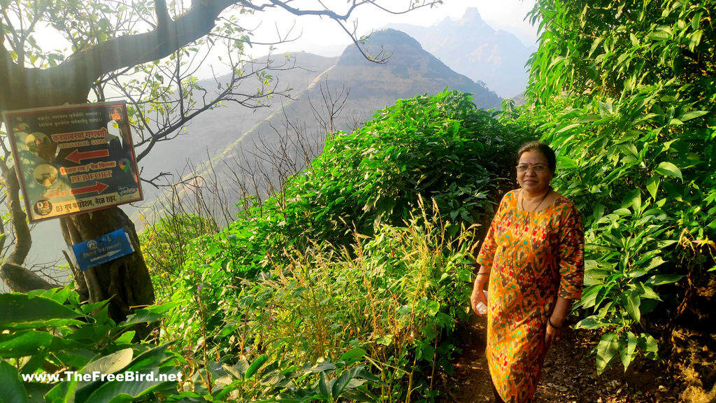 Peb trek blog : Walking down from railway track to Peb fort