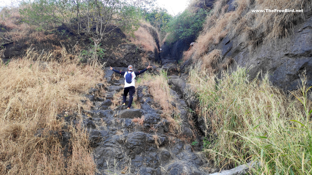 bhivgad rock wall steps