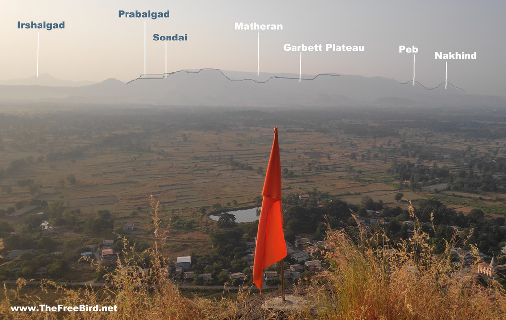 Forts visible from Bhivgad - the view from Bhimgad