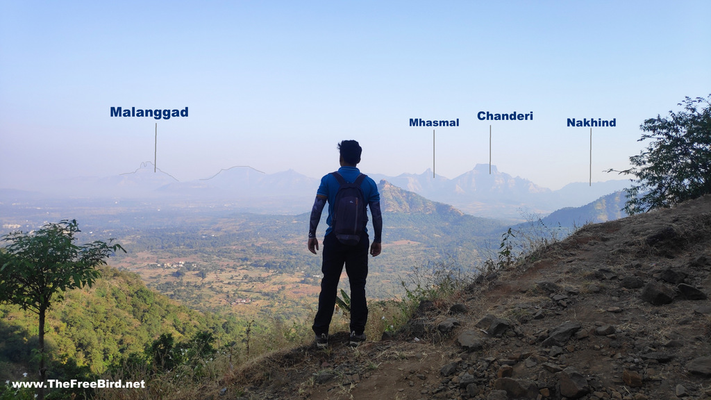 Forts visible from Kalavantin - malanggad, chanderi , nakhind