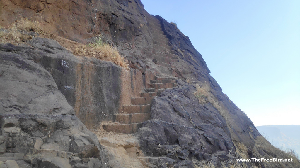 kalavantin durg trek blog - stairs