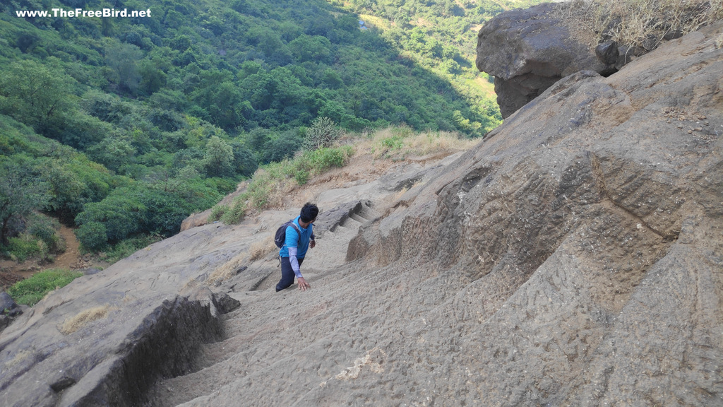 kalavantin durg trek blog - stairs