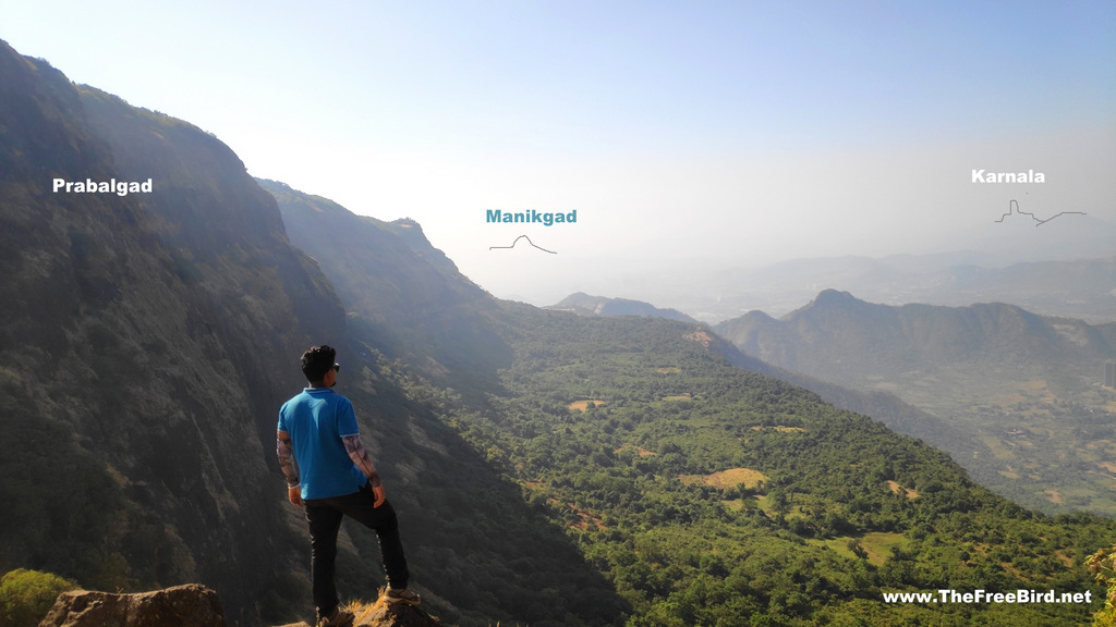 view from kalavantin - prabalgad , karnala , manikgad