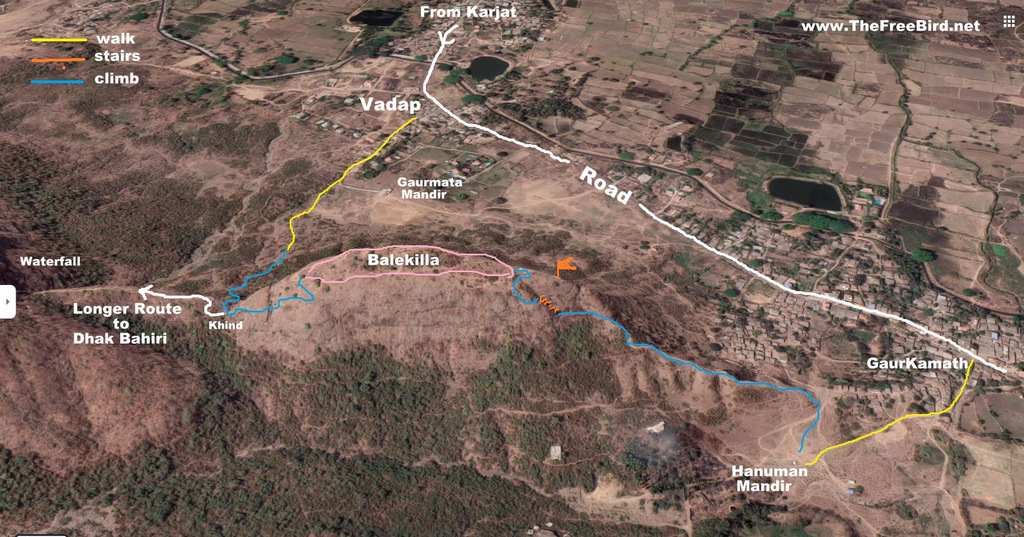 Bhivgad blog - Trek Route map . How to reach Bhivgad