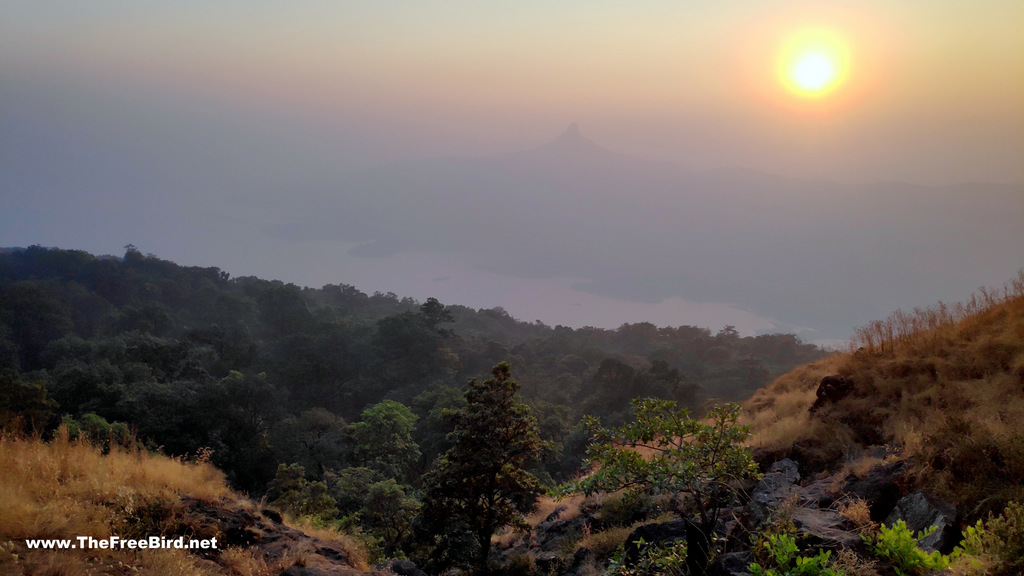 View from one tree hill point trek to matheran