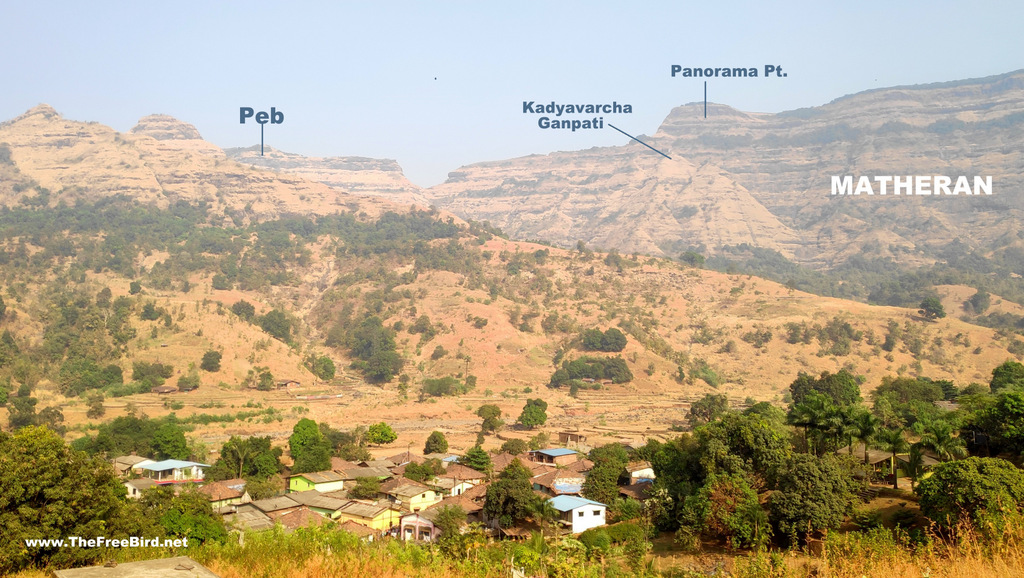 Location of Dhodhani village near Matheran