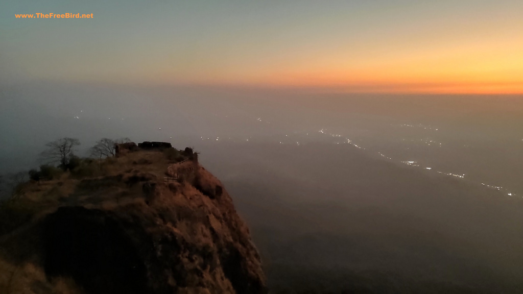 Sunset from Karnala fort trek